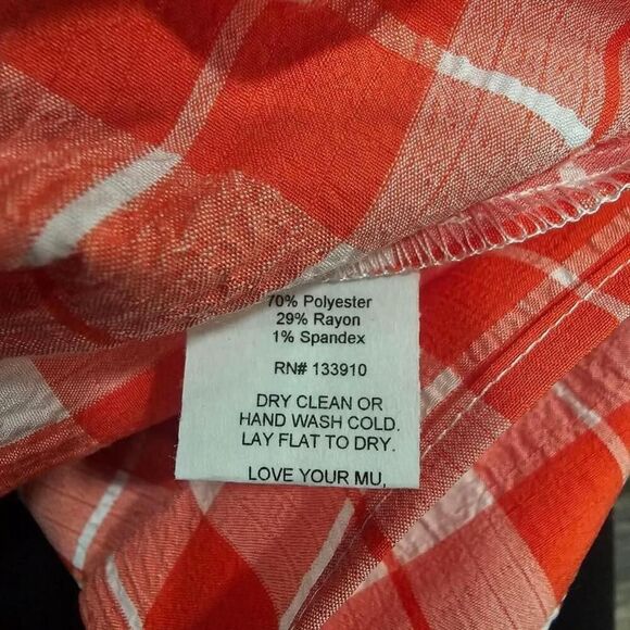 Show Me Your MuMu Oasis Midi Dress In Picnic Plaid Sz XL - Picture 9 of 12